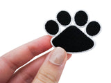 Zwei Schwarze Hundepfoten Patches zum Aufbügeln | Hunde Pfote Patch, Bügelflicken, Flicken, Aufnäher Finally Home