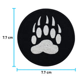 Runde Hundepfote Bügelbild Patch zum Aufbügeln | Hunde Pfote Patches, Aufbügelmotive Finally Home
