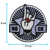 Rock Hand Bügelbild Patch zum Aufbügeln | Musik Patches, Aufbügelmotive, Finally Home