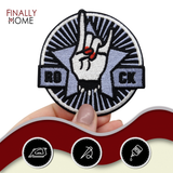 Rock Hand Bügelbild Patch zum Aufbügeln | Musik Patches, Aufbügelmotive, Finally Home