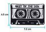 Schwarz weiße Kassette Bügelbild Patch zum Aufbügeln | Musik Patches, Aufbügelmotive, Finally Home