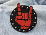 Rock Musik Band Finger Bügelbild Patch zum Aufbügeln | Patches, Aufbügelmotive Finally Home