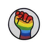 Regenbogen Faust Patches zum Aufbügeln | LGBT Patch, Gay Bügelflicken, Flicken, Aufnäher Finally Home