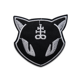 Schwarzer Katzen Kopf Patches zum Aufbügeln | Katze Patch, Bügelflicken, Flicken, Aufnäher, Finally Home