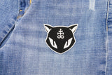Schwarzer Katzen Kopf Patches zum Aufbügeln | Katze Patch, Bügelflicken, Flicken, Aufnäher, Finally Home