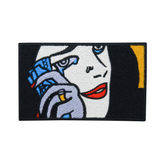 Money Cant Buy Happiness Patch zum Aufbügeln Comic Pop Art Aufnäher