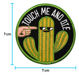 Kaktus Patch mit der Maße: 7 x 7 cm