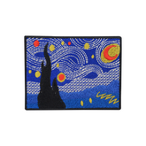 Vincent Van Gogh Sternennacht Patch zum Aufbügeln Patches Aufnäher Flicken