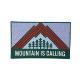 Mountain is Calling Berge Patch zum Aufbügeln Wandern Wanderer Outdoor Aufnäher
