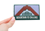 Klett Patch - Mountain is Calling | Outdoor Klett Patches, Wandern Aufnäher, Rucksack Klettpatches, Wanderer Badge, Berge Klettpatch, Finally Home