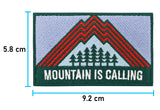 Klett Patch - Mountain is Calling | Outdoor Klett Patches, Wandern Aufnäher, Rucksack Klettpatches, Wanderer Badge, Berge Klettpatch, Finally Home