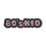 80's Kid Retro Vintage Patch zum Aufbügeln, 80er Bügelflicken