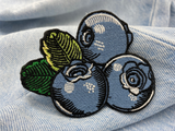 Blaubeeren Heidelbeere Obst Patch zum Aufbügeln | Früchte Blüten Patches, Essen Food Bügelflicken, Blaue Frucht Flicken, Wald Beeren Aufnäher, Finally Home