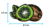 Kiwi Obst Patch zum Aufbügeln | Früchte Blüten Patches, Essen Bügelflicken, Grüne Frucht Flicken, Food Aufnäher Finally Home