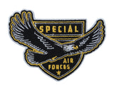 Schwarzer und gelber Air Forces Adler Abzeichen Patch