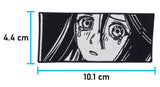 Ängstliches Anime Mädchen Patch Maße: 4,4 x 10,1 cm