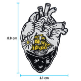 Meerliebhaber Patch mit den Maßen 8,8 x 6,1 cm.