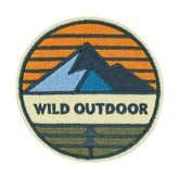 Klett Patch - Wild Outdoor | Wanderer Klett Patches, Wandern Aufnäher, Rucksack Klettpatches, Berg Badge, Berge Klettpatch, Finally Home