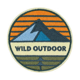 Klett Patch - Wild Outdoor | Wanderer Klett Patches, Wandern Aufnäher, Rucksack Klettpatches, Berg Badge, Berge Klettpatch, Finally Home