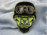 Ork Biker Patch auf blauer Jeans