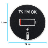 Der Patch mit den Maßen: 7,2 x 7,2 cm