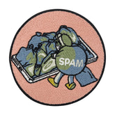 Pink, blauer Spam Patch