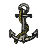 Grauer Anker Patch