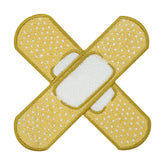 Zwei große gelbe Pflaster Patch