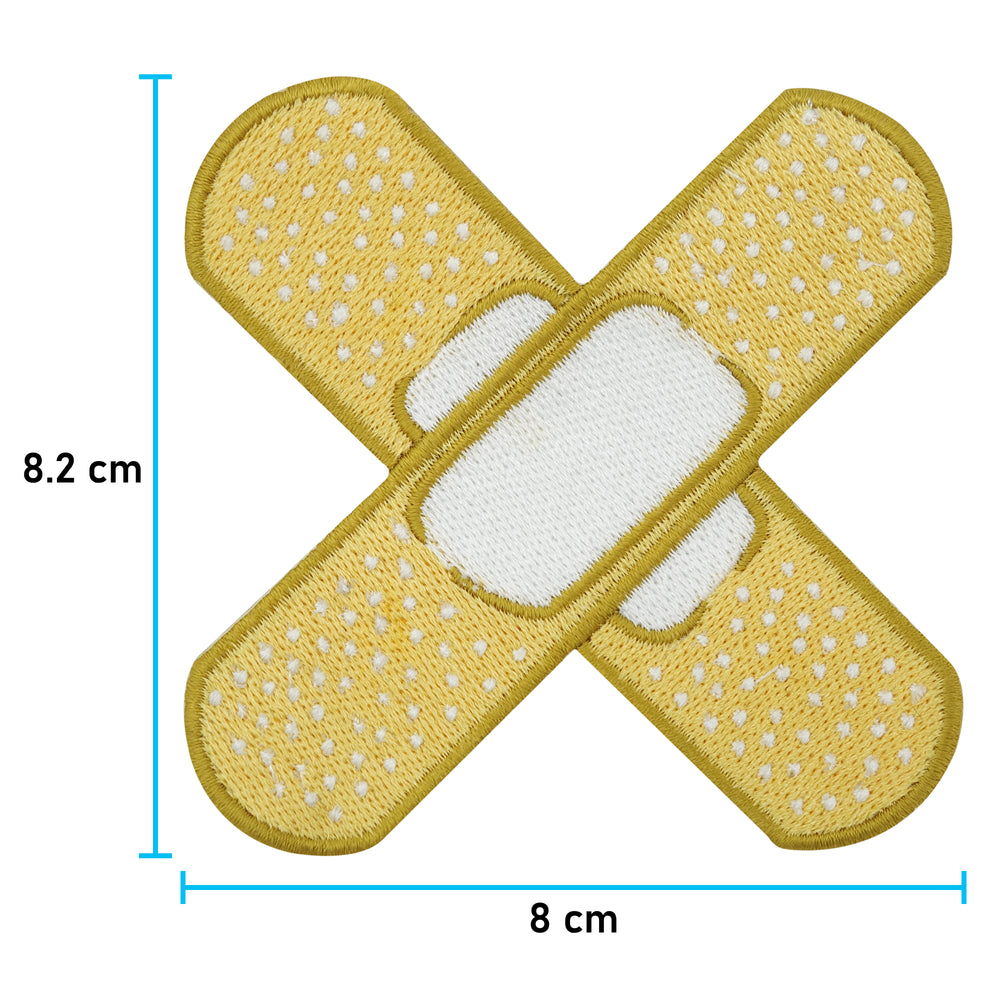 Pflaster Patch mit der Maße: 8,2 x 8 cm