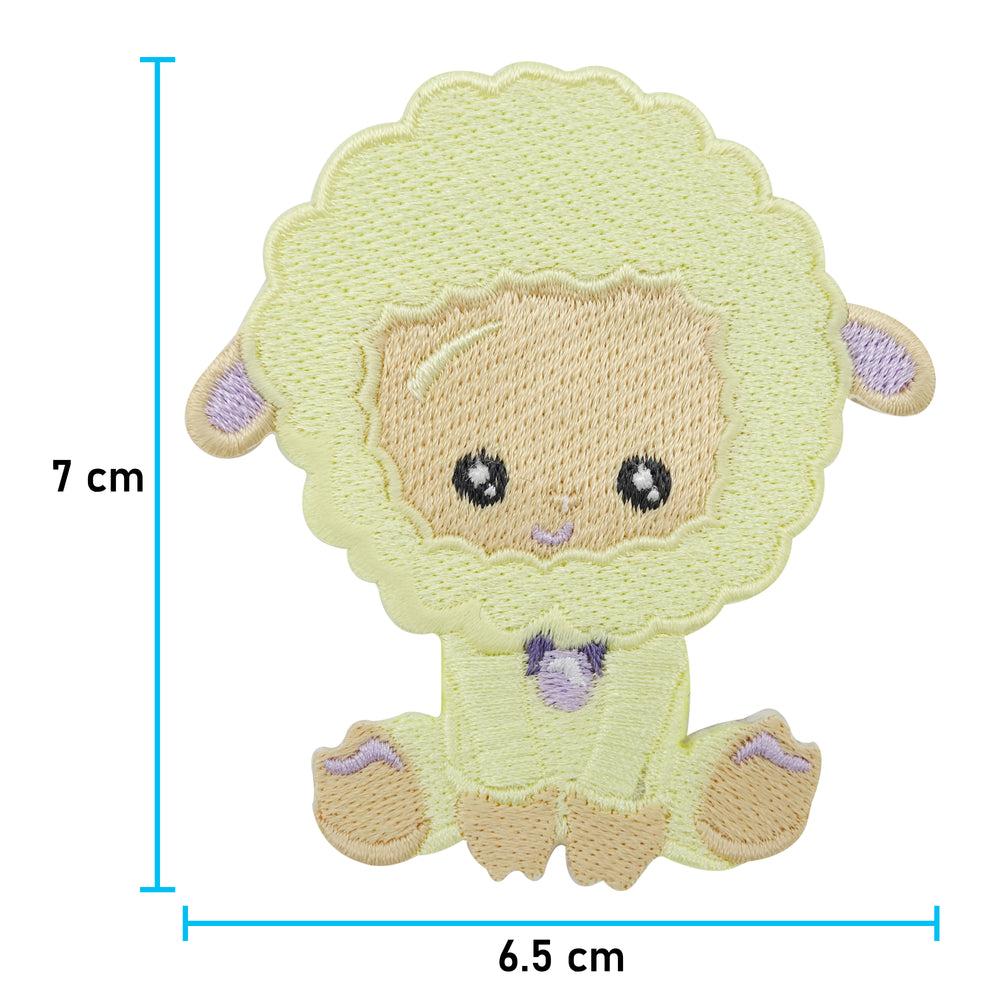 Baby Schaf mit der Maße: 7 x 6,5 cm