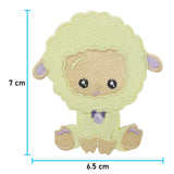 Baby Schaf mit der Maße: 7 x 6,5 cm