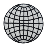 Weißer minimalistische Erde Patch