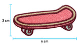Skateboard Patch mit der Maße: 3 x 6 cm