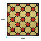 Keramik Muster Patch mit der Maße: 7 x 7 cm