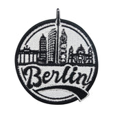 Schwarz weißer Berlin Patch