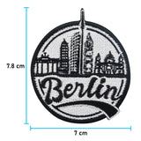 Berlin Patch mit der Maße: 7,8 x 7 cm