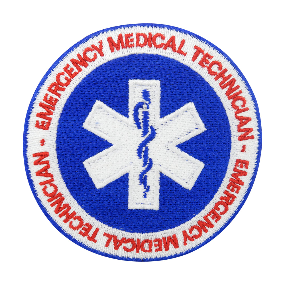 Blau roter Sanitäter EMT Patch