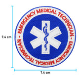 Sanitäter Patch mit der Maße: 7,4 x 7,4 cm
