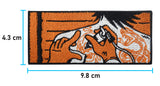 Tätowierer Patch mit der Maße: 4,3 x 9,8 cm