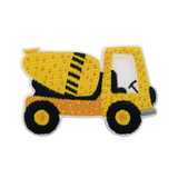 Betonmischer Kinder LKW Patch | Bagger Flicken | Bauarbeiter Aufnäher