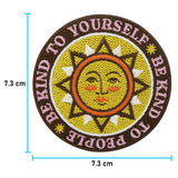 Be Kind Patch mit der Maße: 7,3 x 7,3 m