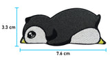 Pinguin Patch mit der Maße: 3,3 x 7,6 cm