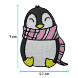 Pinguin Patch mit der Maße: 7 x 5,7 cm