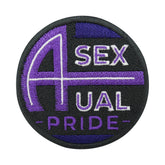Schwarz-lila A Sexual Pride Patch