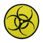 Gelber Biohazard Atom Patch