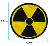 Atom Gefahr Klett | Radioaktivität Symbol Klett Patches, Aufnäher, Radioaktiv Klettpatches, Nuklear Badge, Klettpatch, Finally Home