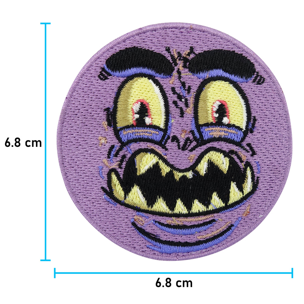 Monster Patch mit der Maße: 6,8 x 6,8 cm