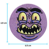 Monster Patch mit der Maße: 6,8 x 6,8 cm