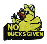 Gelber No Ducks Given Enten Patch