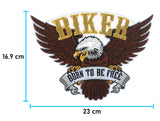 Adler Patch mit der Maße: 16,9 x 23 cm